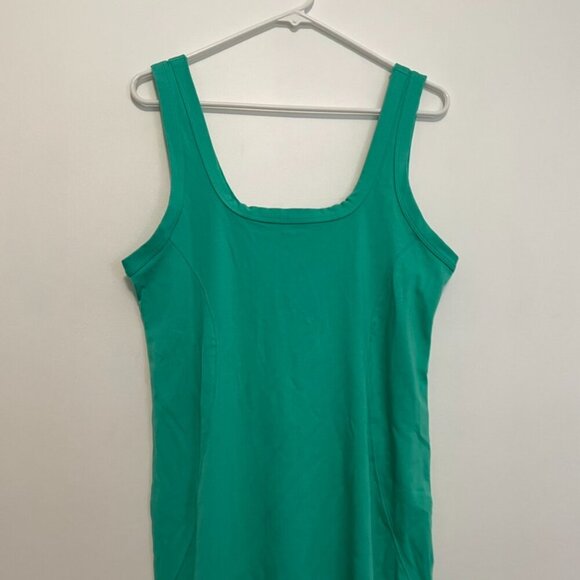 YITTY FABLETICS Body Butter Tank Dress Solid Aqua Seafoam Green Fitted Mini XXL - Picture 6 of 16